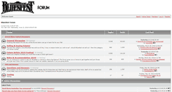 Desktop Screenshot of forum.bluesfest.com.au